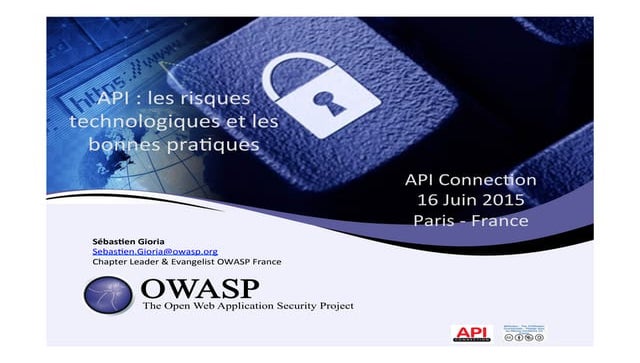 Securing your API and mobile application - API Connection FR