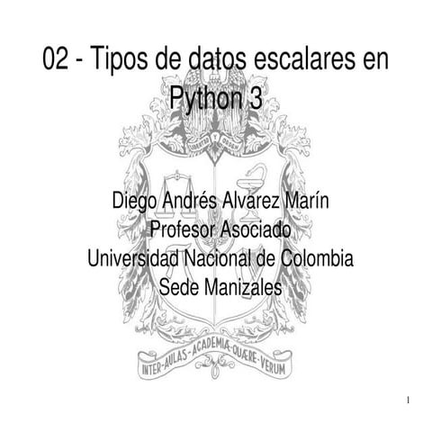 02 - Tipos de datos escalares en Python 3