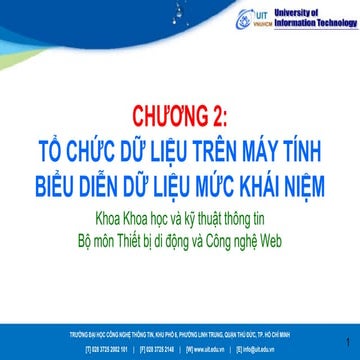 02 - To chuc thong tin (P1) Kho du lieu va OLAP