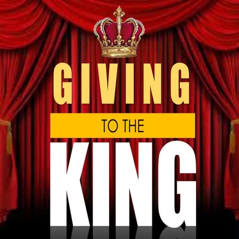 020318 Giving to the King