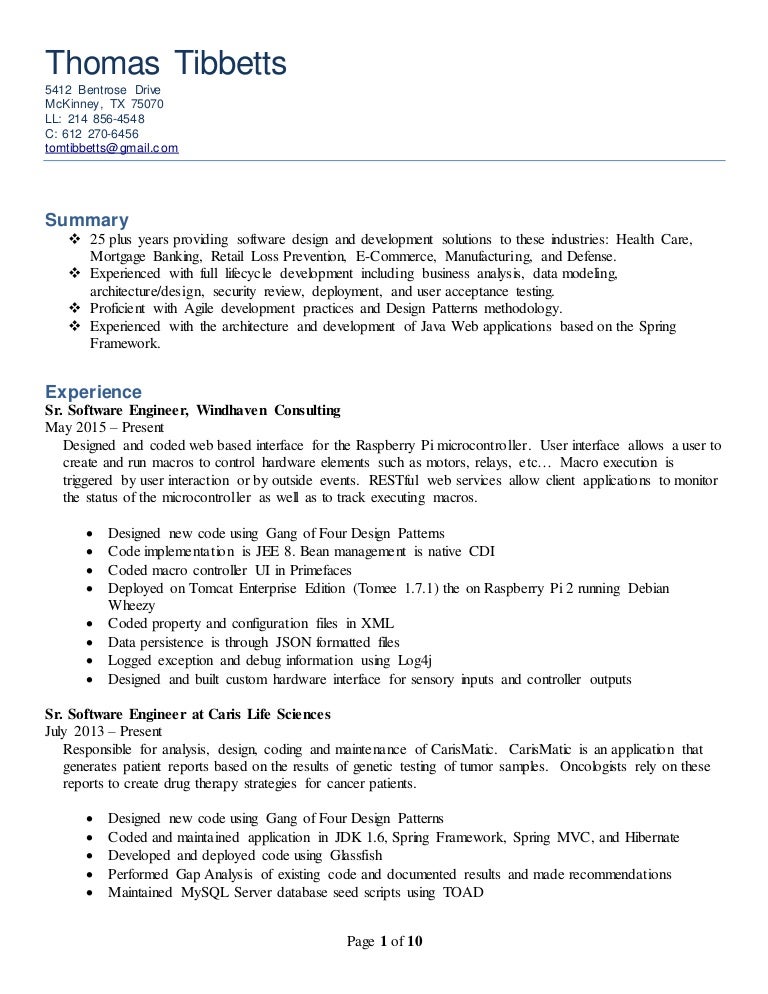 developer resume 34 20150713