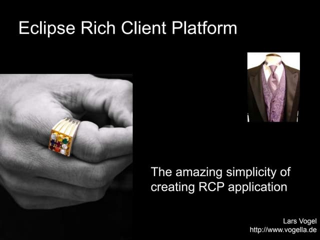 Eclipse RCP Overview @ Rheinjug