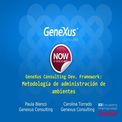 020 Gx Consulting Development Framework Metodologia De Administracion De Ambi...