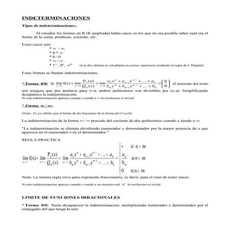 020 limites (teoria indeterminaciones)