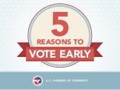 Five Reasons to Vote Early