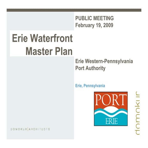 Erie Bayfront Master Plan