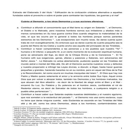 021b - Cuánto al Demonio, a los otros Demonios y a sus acciones ofensivas