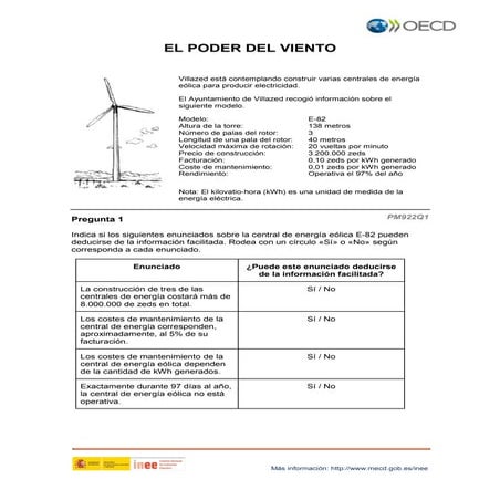 PISA matemáticas:El poder del viento