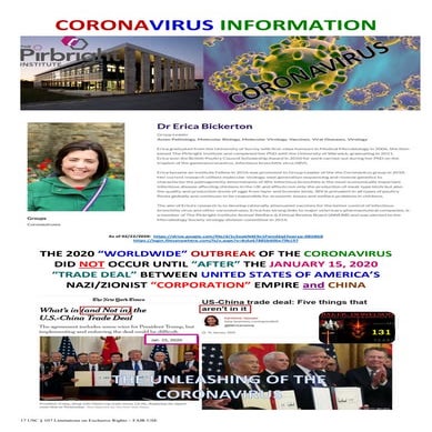 022220 Coronavirus INFORMATION