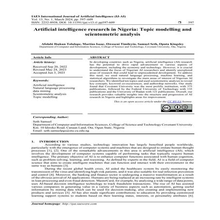 Artificial Intelligence For Ethiopia Opportunities And Challenges | PDF