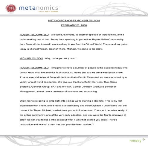 022508 Here And There Metanomics Transcript