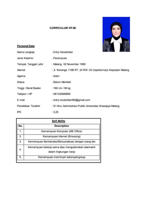 CV baru | DOCX