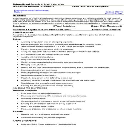 Store-Incharge-Resume | DOCX