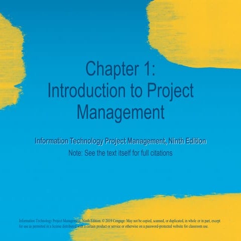 Introduction to project management | PPT