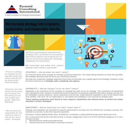 Pyramid Consulting Brochure