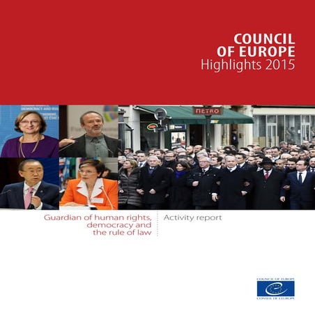 Council of Europe Highlights 2015