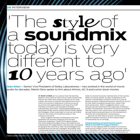 Interview with Ioan Allen