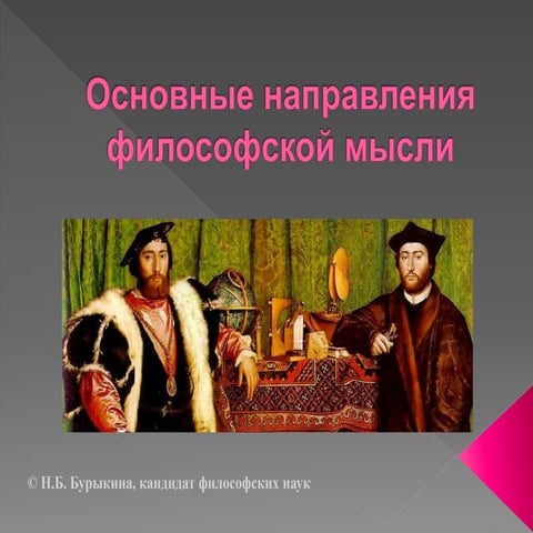 История философской мысли | PPT