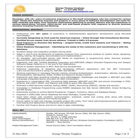 George_Thomas Varghese_Resume_2016