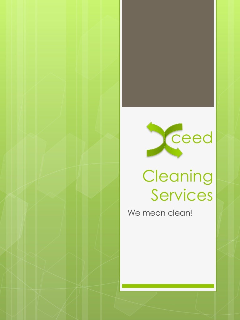Xceed Cleaning Services (Pty) Ltd Company profile 4