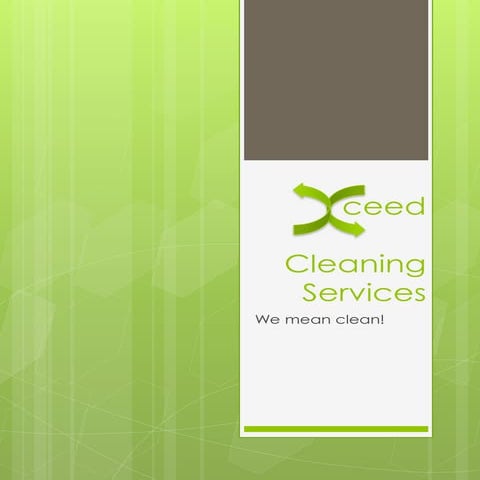 Xceed Cleaning Services (Pty) Ltd Company profile 4