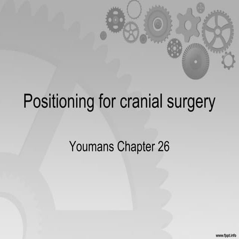 026 positioning for cranial surgery