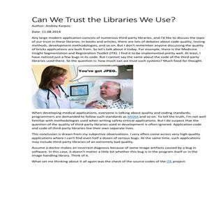 Can We Trust the Libraries We Use?