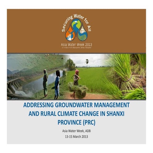 Water Crisis Under Climate Change | PDF