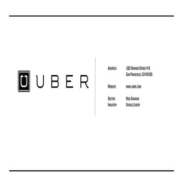 Uber Presentation