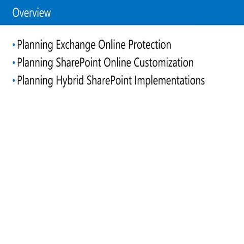 O365 strategy