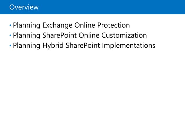 O365 strategy