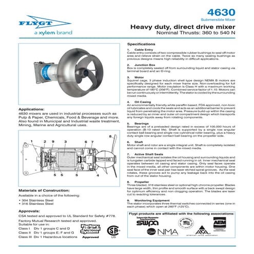 4630 Spec Sheet | PDF