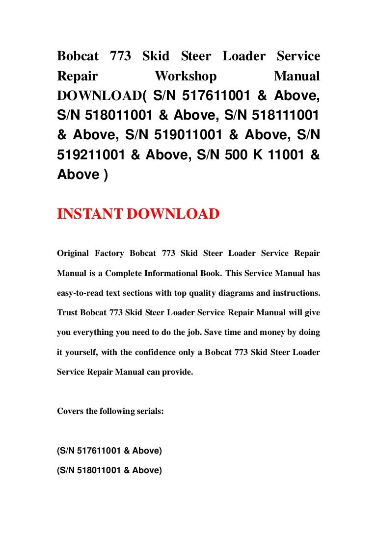 ... Array - bobcat 773 owners manual ebook rh bobcat 773 owners manual  ebook bitlab solutions