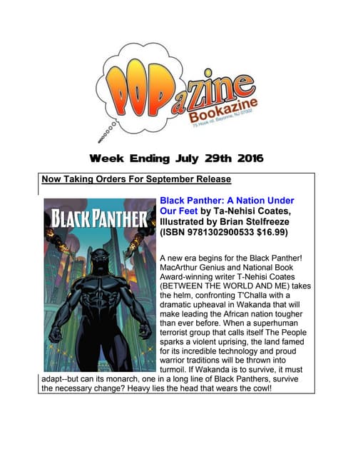 PopZ News-Friday July 29 2016