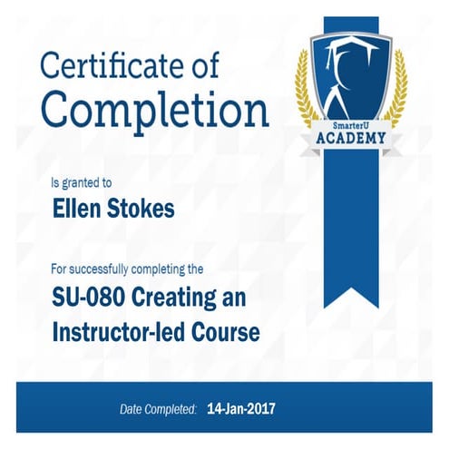 SU-080 Creating an Instructor-led Course