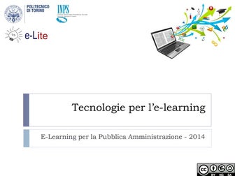  Tecnologie per l'e-learning (piattaforme)