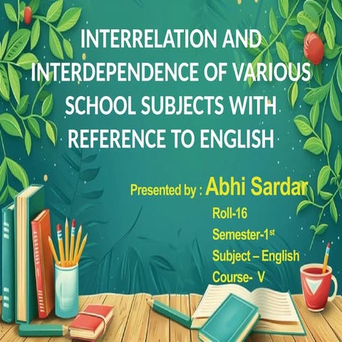 02  ABHI SARDAR INTERRELATION WITH ENGLISH.pptx