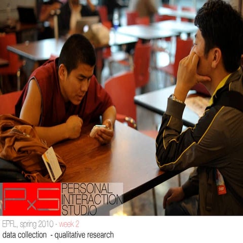 EPFL - PxS, week 2 - data collection