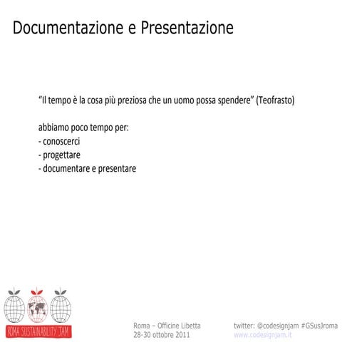 documentazione e presentazione GSJ11 1/4
