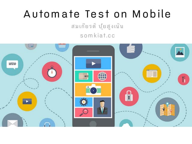 Automated testing for Android application