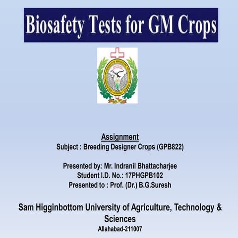 02 biosafety tests for gm crops