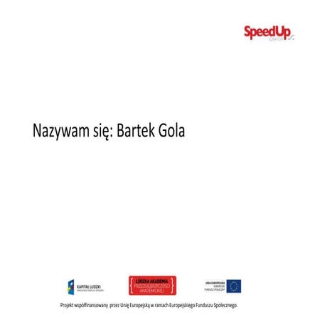 Bartłomiej Gola, Po co marketing w startup’ie?