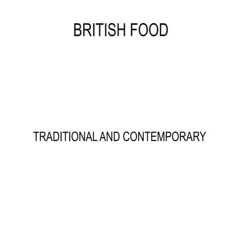 British food 2 | PPT