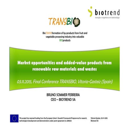 Developing bio based products | PDF