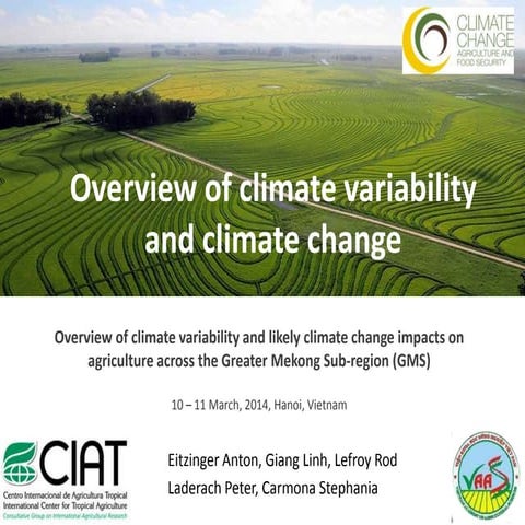 Overview of climate variability and climate change in GMS