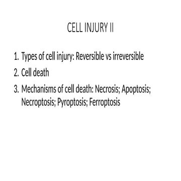 Cell death | PPTX