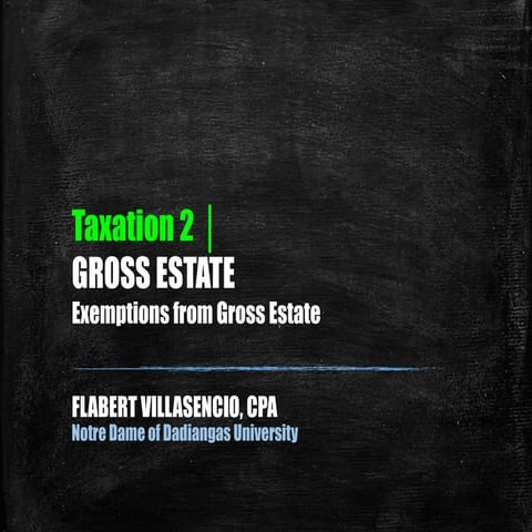 02 Chapter 3 01 Gross Estate Taxation 2