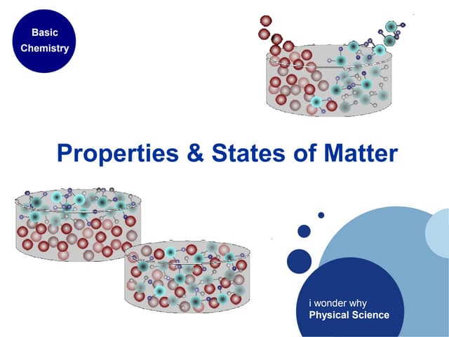 Classifying Matter