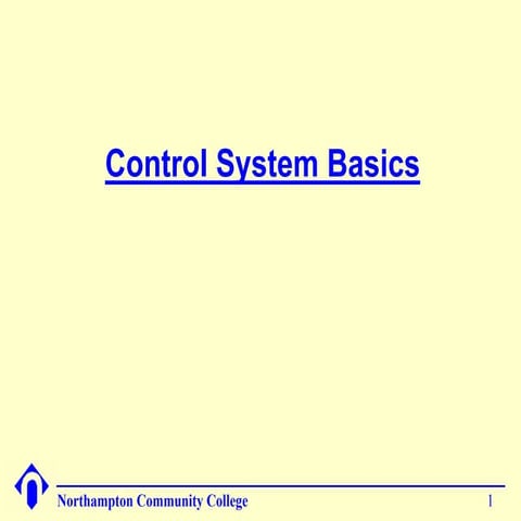 Control Systems Basics | PPT