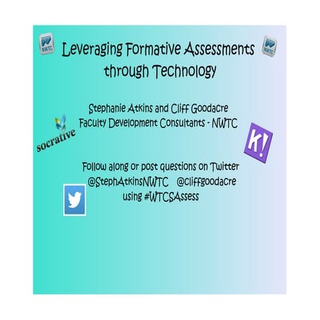 Leveraging Assessment through Technology